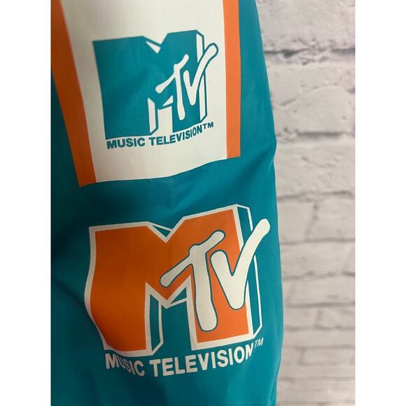 MTV Turquoise and Orange Windbreaker - Men's XL - Picture 7 of 13